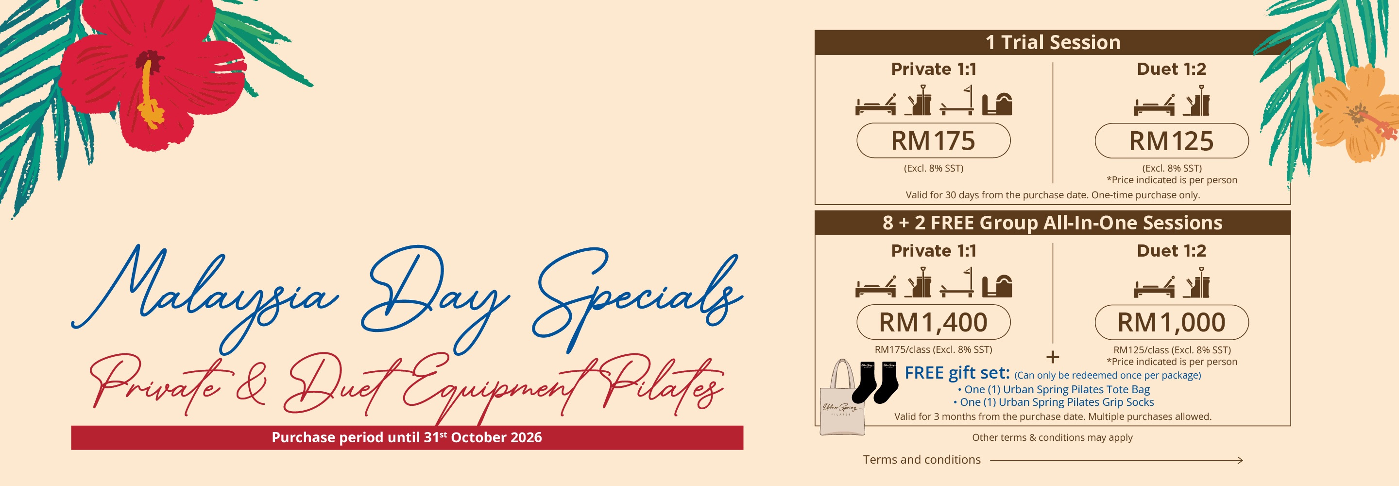Hari Malaysia Promo Pilates