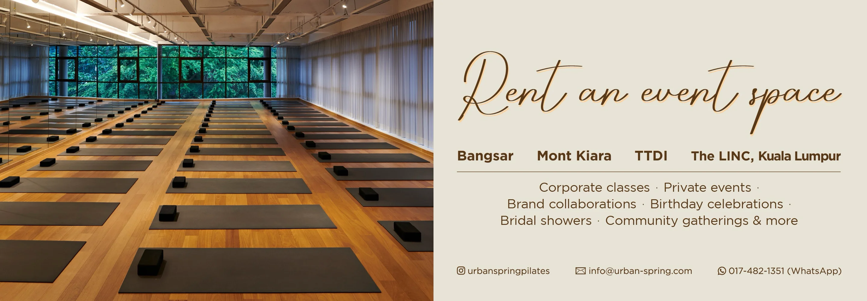 Rent event space KL